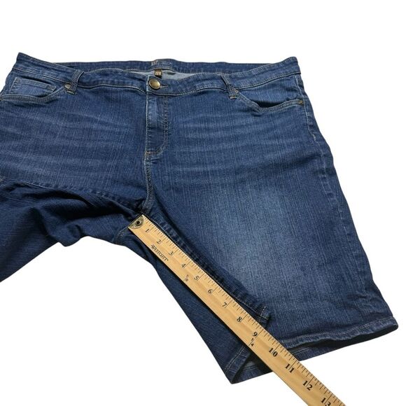 Kut from the Kloth Denim Shorts Blue Plus Size 20W - Picture 7 of 15
